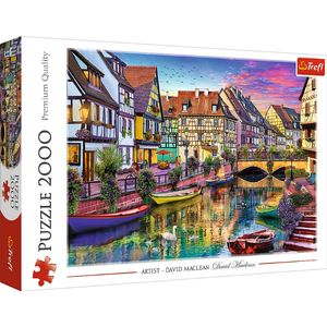 Wooden Toys 1: Trefl 2000pc Premium Puzzle - Colmar, France