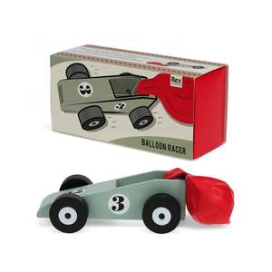 Wooden Toys 1: Wooden Balloon-Powered Racing Car