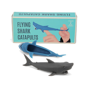 Wooden Toys 1: Rex London - Flying Shark Finger Catapults (Box Of 2)