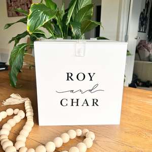 Weddings Engagements: The Jaimi Wishing Well - Decal