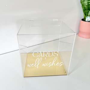 Wishing Well Guest Books: Mirror base for Clear Wishing Wells