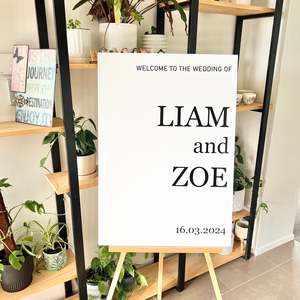 Wedding Signage 1: The Renee Wedding Sign - Acrylic