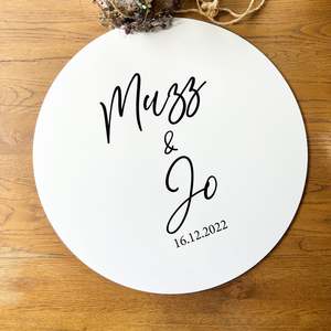 Wedding Signage 1: The Gemma Wedding Sign - Acrylic