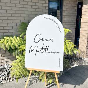 Wedding Signage 1: The Emma Wedding Sign - Acrylic