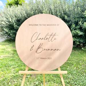 Wedding Signage 1: The Charlotte Wedding Sign - Acrylic