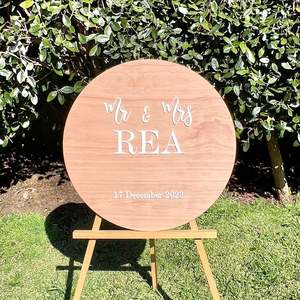Wedding Signage 1: The Sage Wedding Sign - Wood