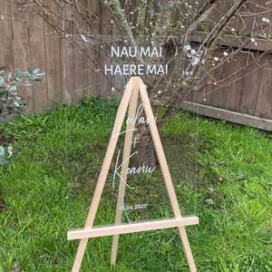 Wedding Signage 1: Nau Mai Haere Mai wedding sign - Decal