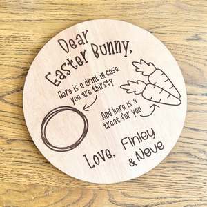 Easter Bunny treat tray