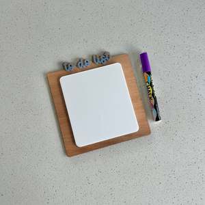 To Do List Planner Wood/Acrylic