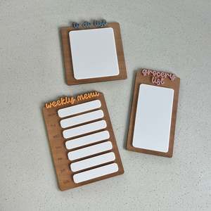 Planner Set - Wood/Acrylic