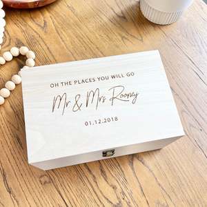 Bridal Keepsake Boxes: Oh the places you will go