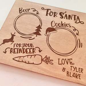 Christmas Boards: Santa treat tray, Beer
