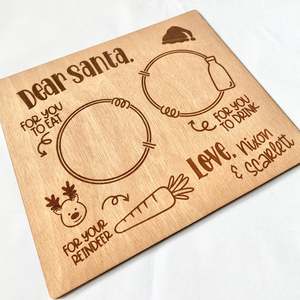 Santa treat tray