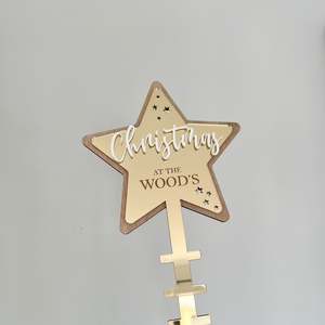 Acrylic Christmas Tree Topper