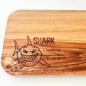 Mothers Day Boards: Shark-coochie board