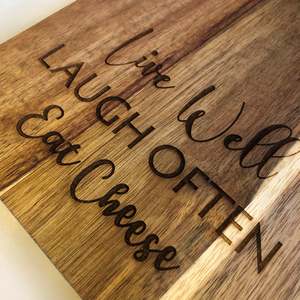 Mothers Day Boards: Live well, laugh often, eat cheese