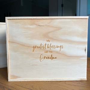 Mothers Day Frames Decor: Greatest Blessings Keepsake Box