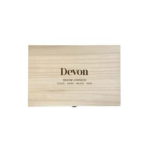 Little Ones Keepsake Boxes: The Devon birth details keepsake box