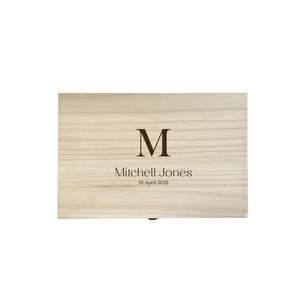 The Mitchell birth details keepsake box