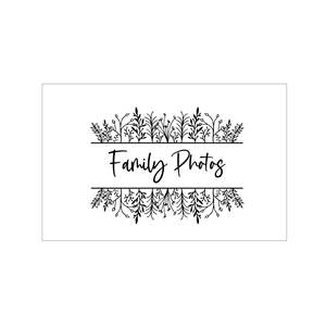 Family Photos keepsake box