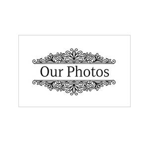 Couples Keepsake Boxes: Our Photos keepsake box