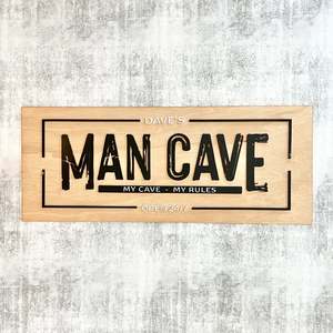 Fd Signs Decor: Man cave sign