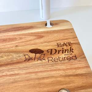 Outdoor: Retirement Cheese Wine & Cheese Picnic Table