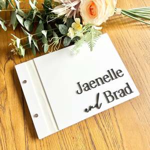 Guest Books Boards: The Morgan in Acrylic 3D