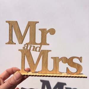 Clearance: Mr & Mrs in bamboo