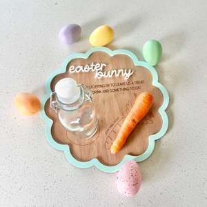 Easter: Easter Treat Tray - Round Scalloped