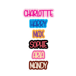 The Aria - Personalised School Bag Tag