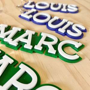 Bag Tags: The Louis - Personalised School Bag Tag