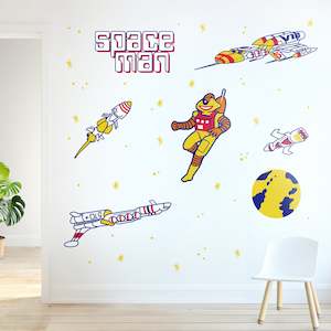 Woven: SPACEMAN wall decal