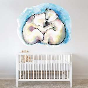 Childrens Wall Decals: Polar Bears