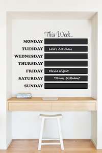 Blackboards: This Week Blackboard Wall Decal