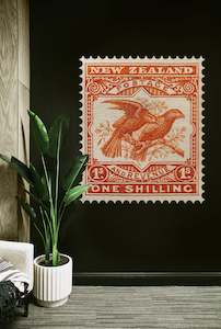 Nz Post: 1898 one shilling stamp