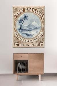 Nz Post: 1898 NZ One Penny stamp