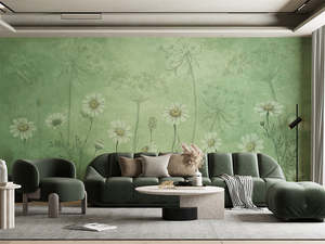 Sir Edward: Dazzling Daisies - Green