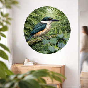 Mural Dots: Kōtare Still Forest