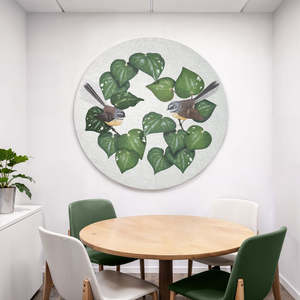 All: Fantails in Kawakawa Acoustic Wall Art