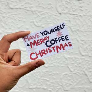 Gifts: Christmas Coffee Gift Cards