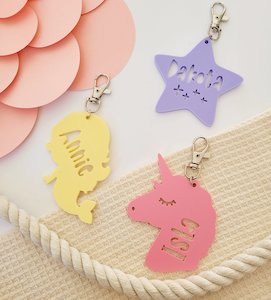 Acrylic Bagtags / Keychains - Yours+Mine