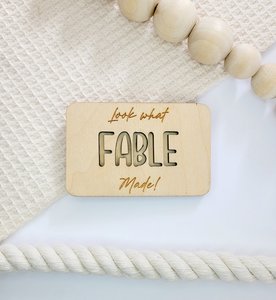 Products: Personalised Name Magnet - Yours+Mine