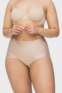 Sweeping Curves - Basic Brief - Warm Taupe
