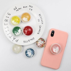 Phone Holder Stander: Popsockets PopGrip Fancy Rainbow Phone Stand Finger Ring