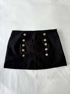 00’s Button micro skirt | Size 8