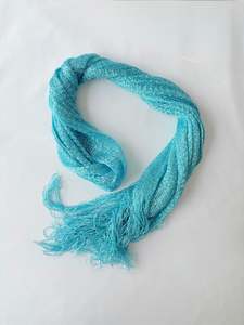 00’s Blue sparkle scarf