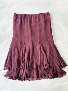 Skirts: 00’s Silk purple midi skirt | Size large
