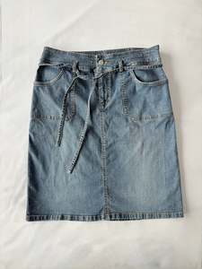 00’s Ralph Lauren denim midi skirt | Size 8