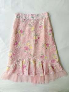Skirts: 00’s Tulle floral midi skirt | Size 4-6